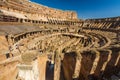 Interior of Roman Colosseum or Coliseum Amphitheatre
